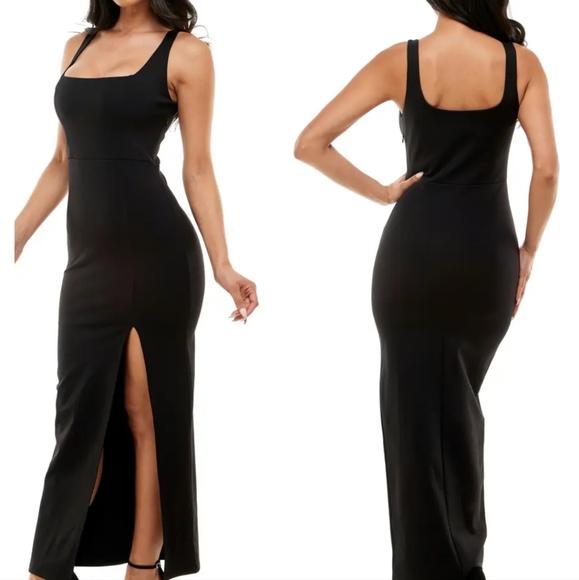 Socialite High Slit Maxi Dress - Picture 6 of 8